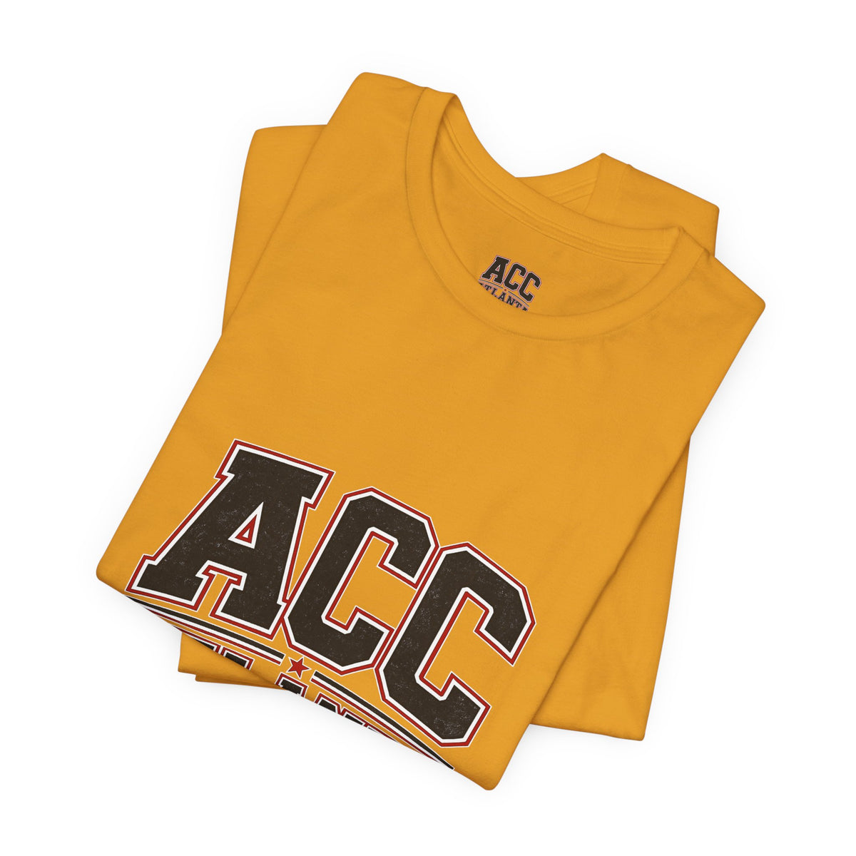 Atlanta Car Cast ACC Logo Unisex T-Shirt – Vintage Collegiate Graphic Tee, 100% Cotton, White
