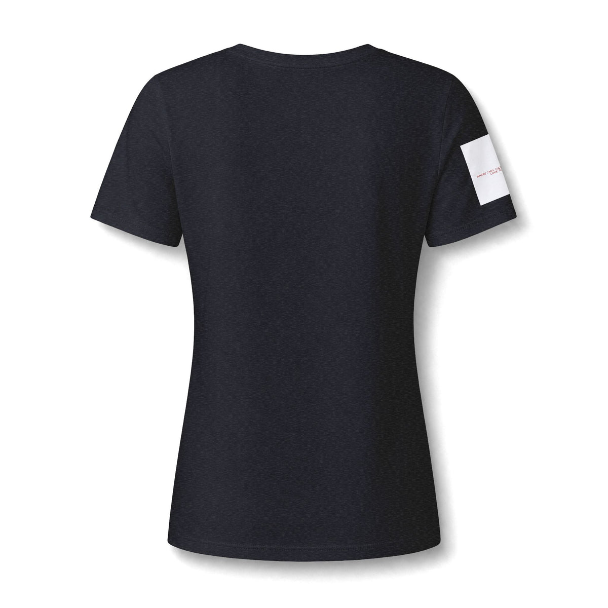 Atlanta Car Cast ACC Logo Women's V-Neck T-Shirt – Lightweight Cotton-Poly Blend, White