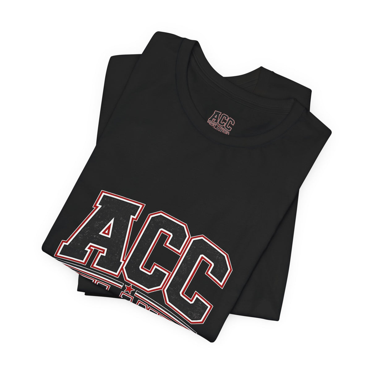 Atlanta Car Cast ACC Logo Unisex T-Shirt – Vintage Collegiate Graphic Tee, 100% Cotton, White